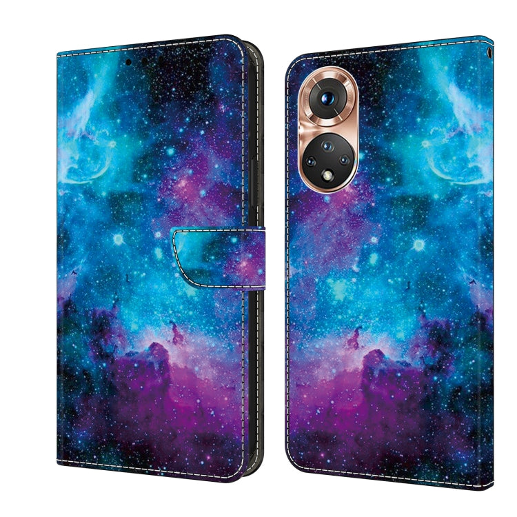 For Honor 50 Crystal Painted Leather Phone case(Starry Sky)