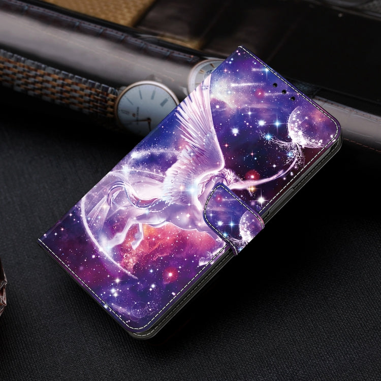 For Honor 90 Crystal Painted Leather Phone case(Unicorn)