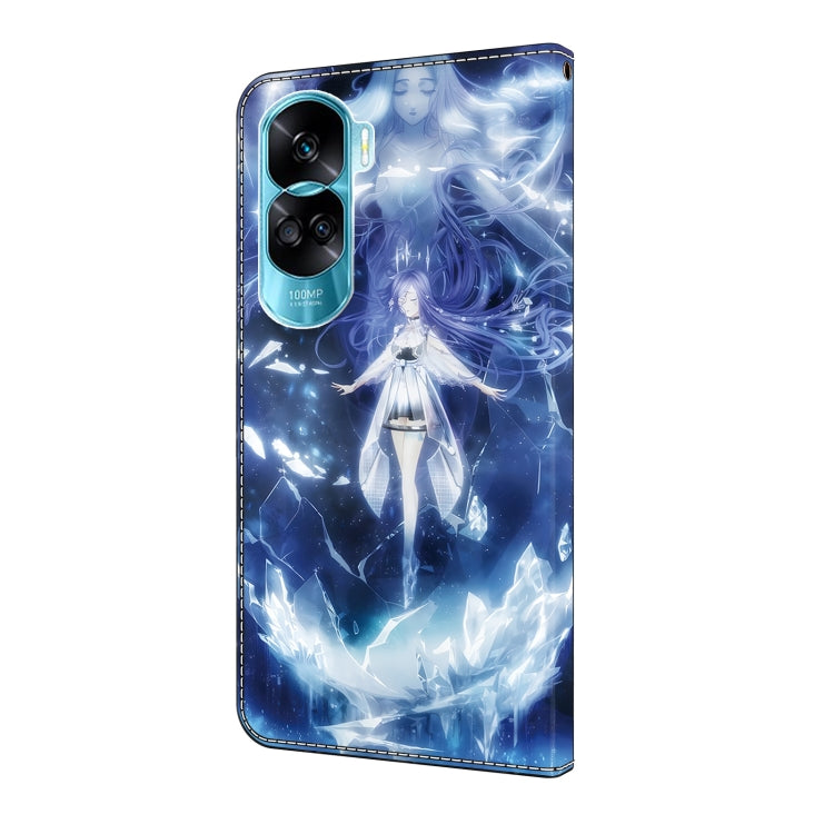 For Honor 90 Lite Crystal Painted Leather Phone case(Magic Fairy)