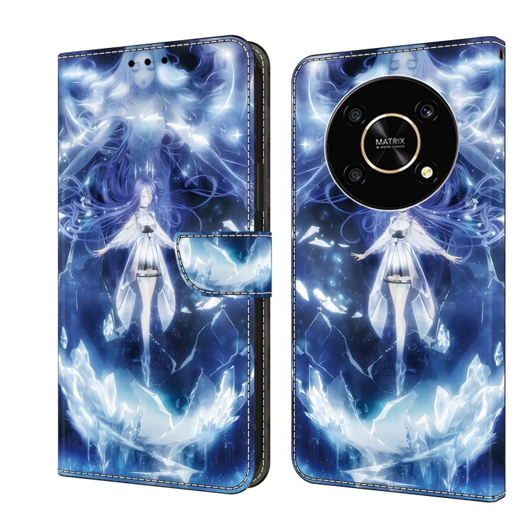 For Honor X9 4G/5G/X30/Magic4 Lite Crystal Painted Leather Phone case(Magic Fairy)