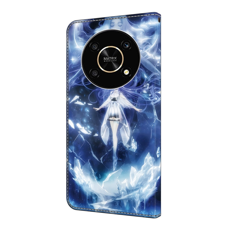 For Honor X9 4G/5G/X30/Magic4 Lite Crystal Painted Leather Phone case(Magic Fairy)