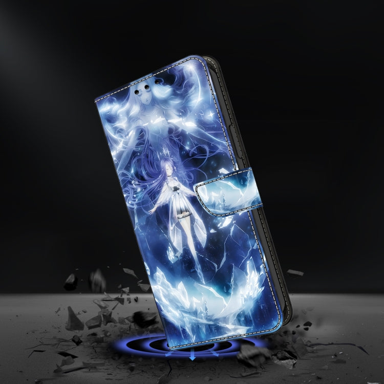 For Samsung Galaxy S24 5G Crystal Painted Leather Phone case(Magic Fairy)