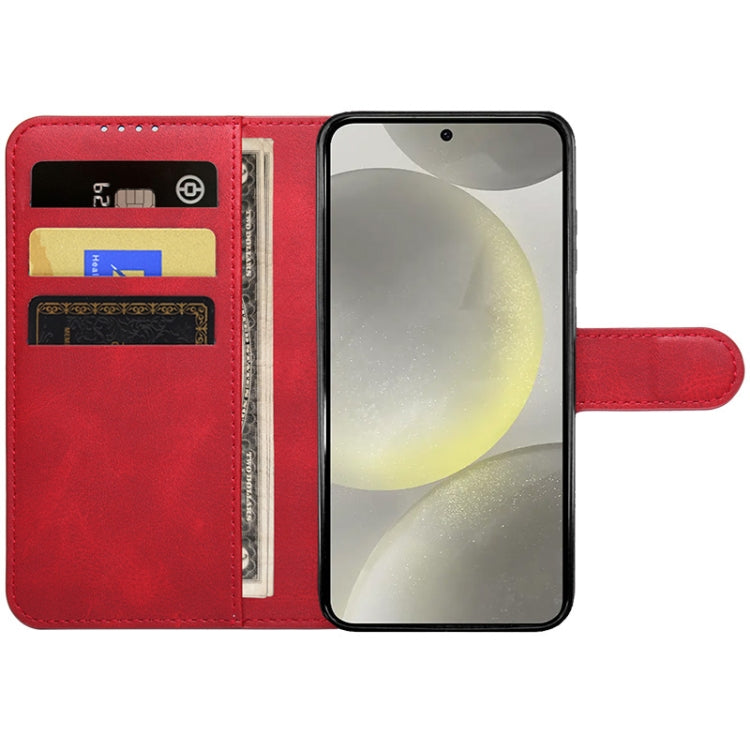 For Samsung Galaxy S24 5G IMAK Count Series Flip Leather Phone Case(Red)