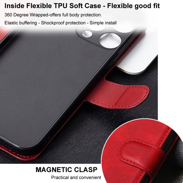 For Samsung Galaxy S24 5G IMAK Count Series Flip Leather Phone Case(Red)