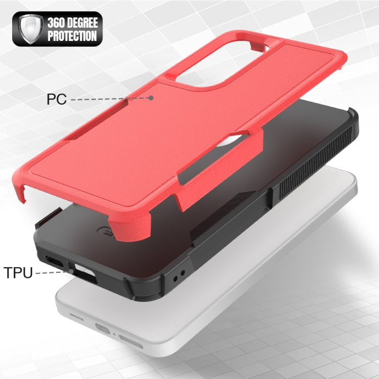 For Samsung Galaxy S24 5G 2 in 1 PC + TPU Phone Case(Red)