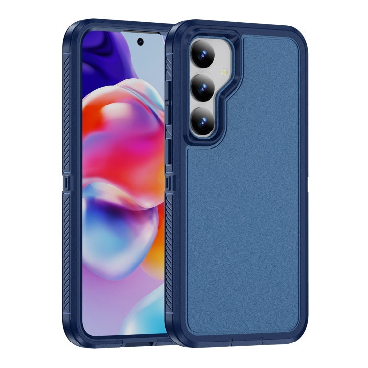 For Samsung Galaxy S24 5G Guard Life Waterproof Frosted Phone Case(Royal Blue)