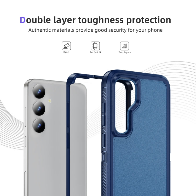 For Samsung Galaxy S24 5G Guard Life Waterproof Frosted Phone Case(Royal Blue)
