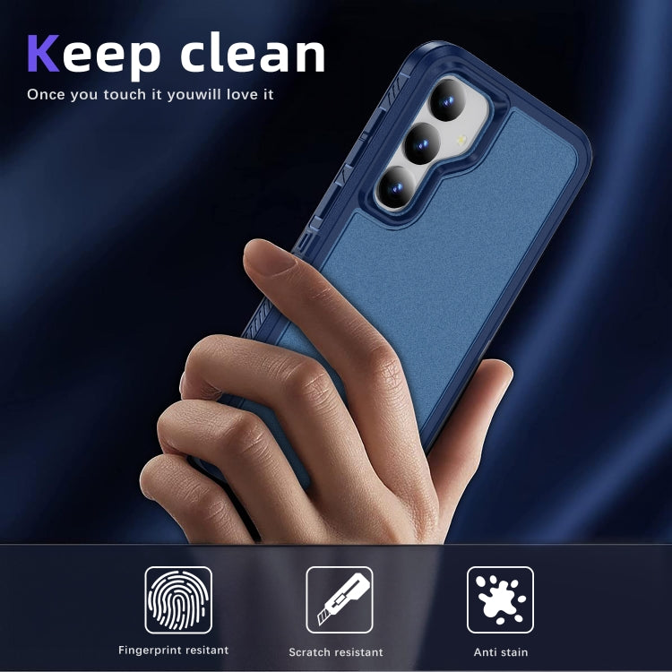 For Samsung Galaxy S24 5G Guard Life Waterproof Frosted Phone Case(Royal Blue)