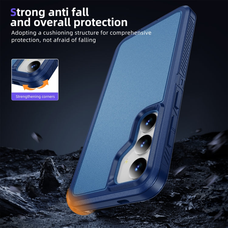 For Samsung Galaxy S24 5G Guard Life Waterproof Frosted Phone Case(Royal Blue)
