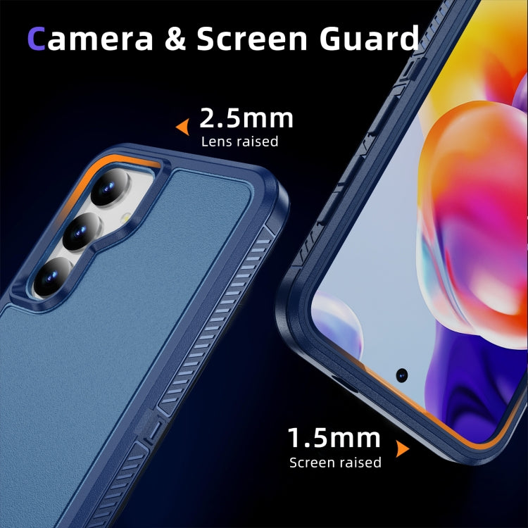 For Samsung Galaxy S24 5G Guard Life Waterproof Frosted Phone Case(Royal Blue)