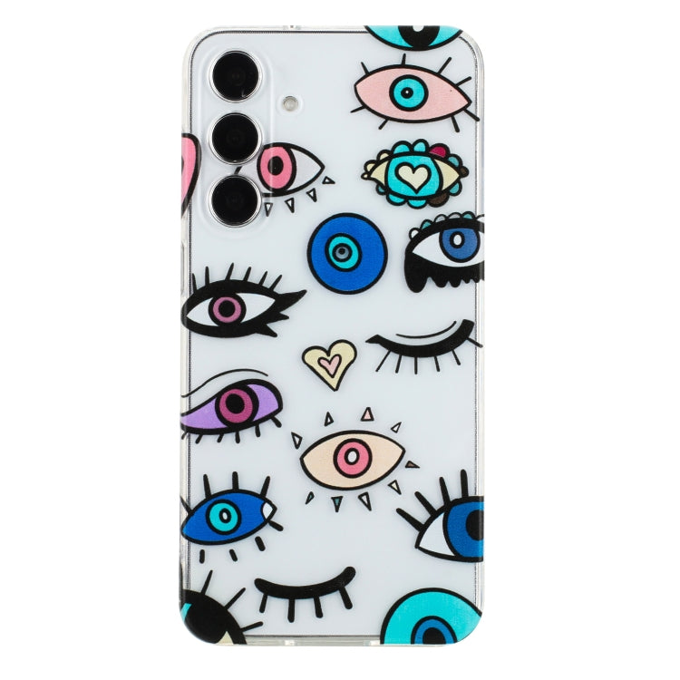 For Samsung Galaxy S24 5G Colorful Painting Pattern TPU Phone Case(Eye Monster)