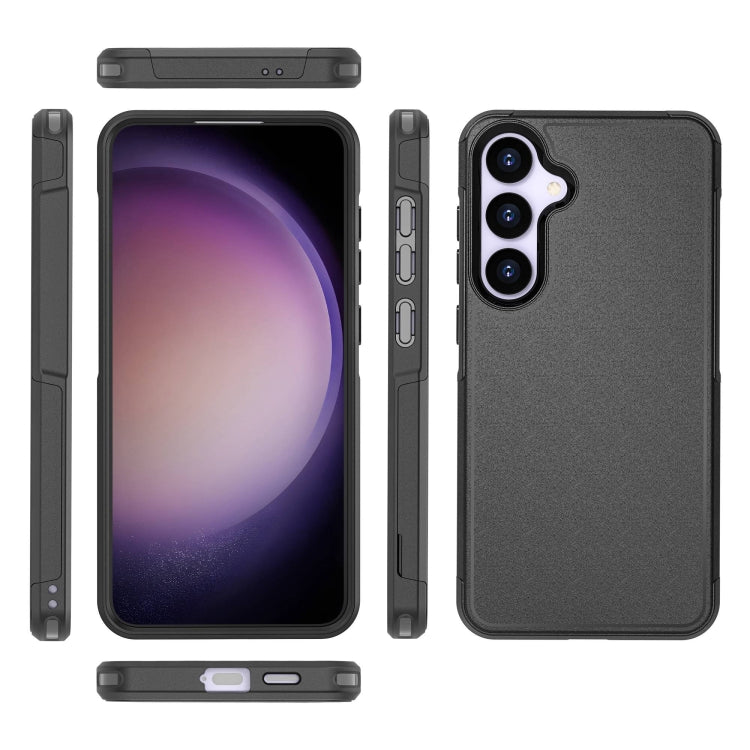 For Samsung Galaxy S24 5G RedPepper Armor PC Hybrid TPU Phone Case(Black)