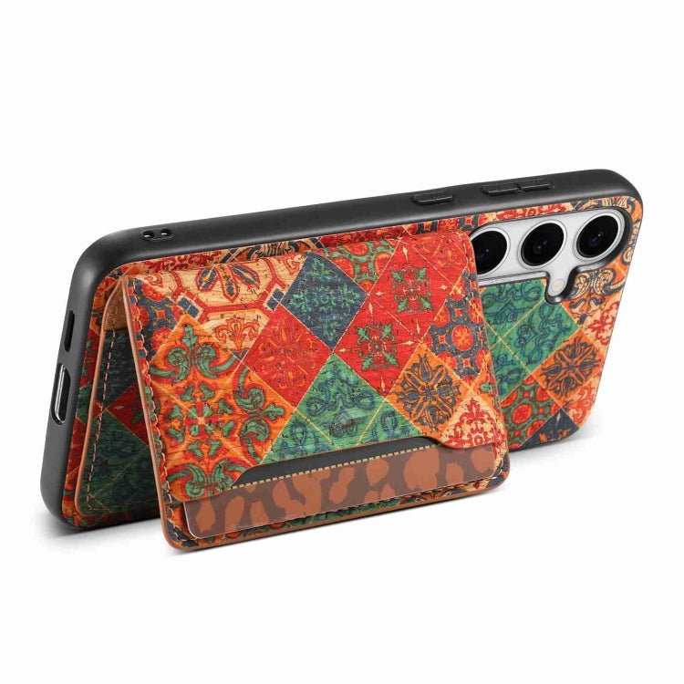 For Samsung Galaxy S24 5G Card Slot Holder Phone Case(Winter Blue)