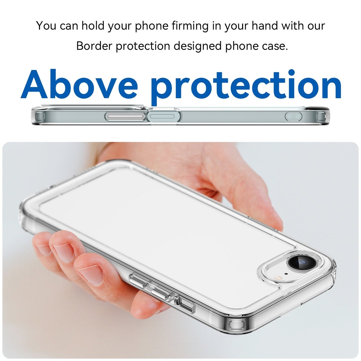 For iPhone 16e Candy Series TPU Phone Case(Transparent)