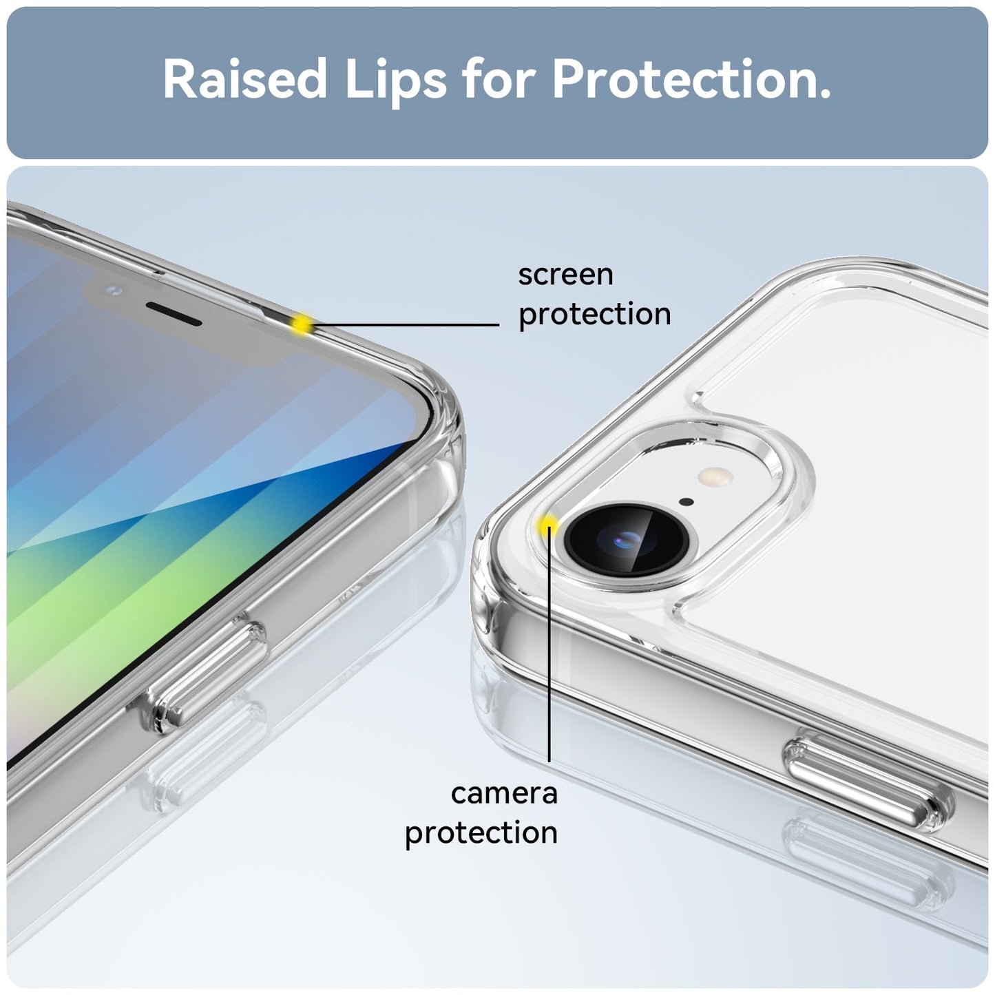For iPhone 16e Candy Series TPU Phone Case(Transparent)