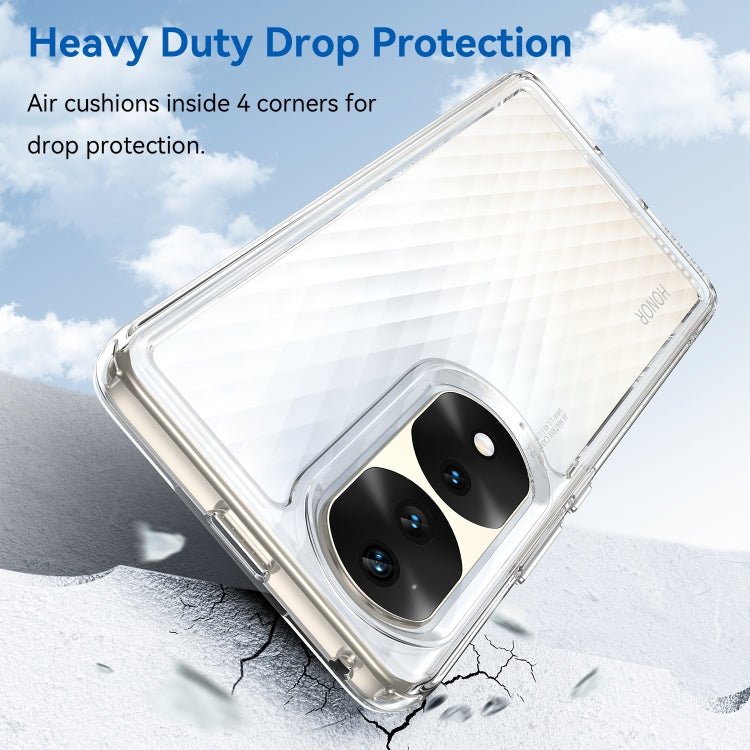 For Honor 70 Pro 5G Candy Series TPU Phone Case(Transparent)