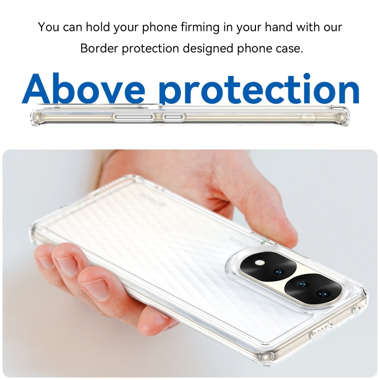 For Honor 70 Pro 5G Candy Series TPU Phone Case(Transparent)