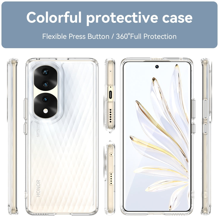 For Honor 70 Pro+ 5G Candy Series TPU Phone Case(Transparent)