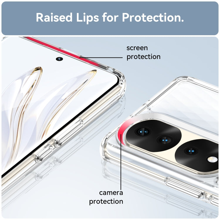 For Honor 70 Pro+ 5G Candy Series TPU Phone Case(Transparent)