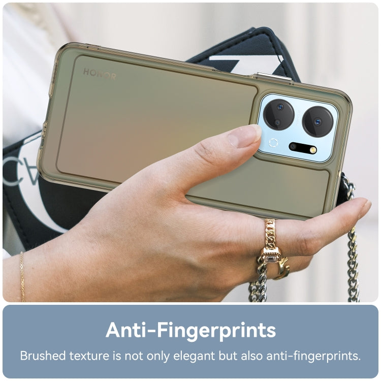 For Honor Play 40 Plus Candy Series TPU Phone Case(Transparent Grey)