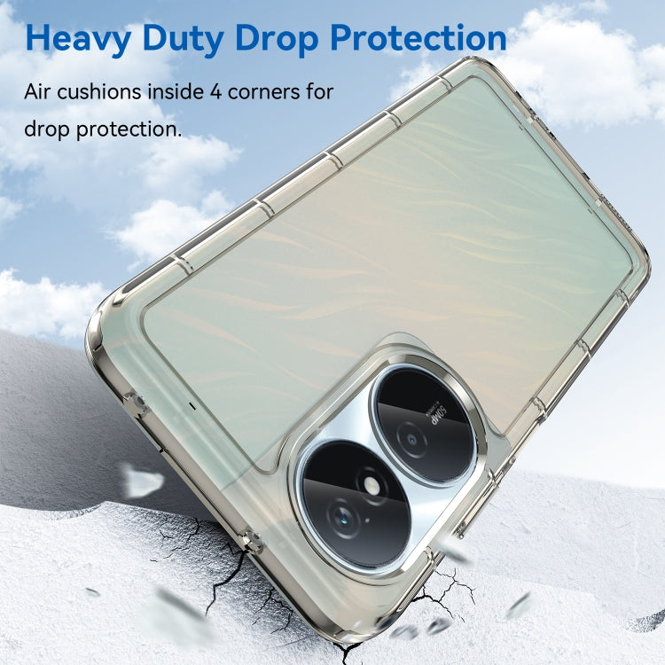 For Honor Play 50 Plus Candy Series TPU Phone Case(Transparent Grey)