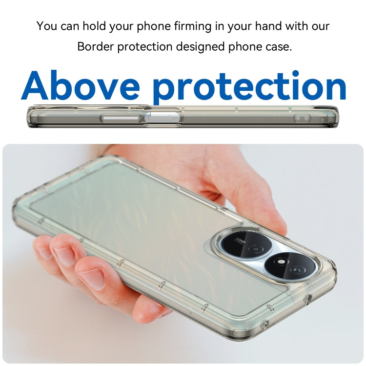 For Honor Play 50 Plus Candy Series TPU Phone Case(Transparent Grey)