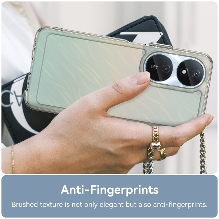 For Honor Play 50 Plus Candy Series TPU Phone Case(Transparent Grey)