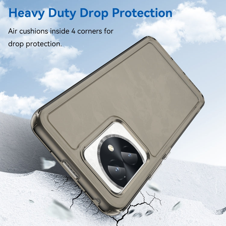 For Honor 100 Candy Series TPU Phone Case(Transparent Grey)