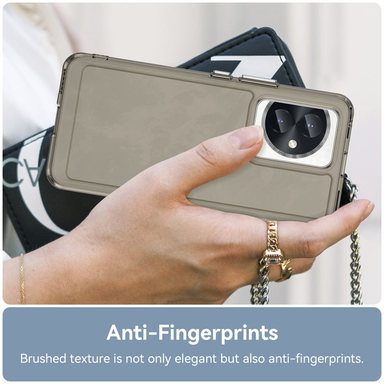 For Honor 100 Candy Series TPU Phone Case(Transparent Grey)