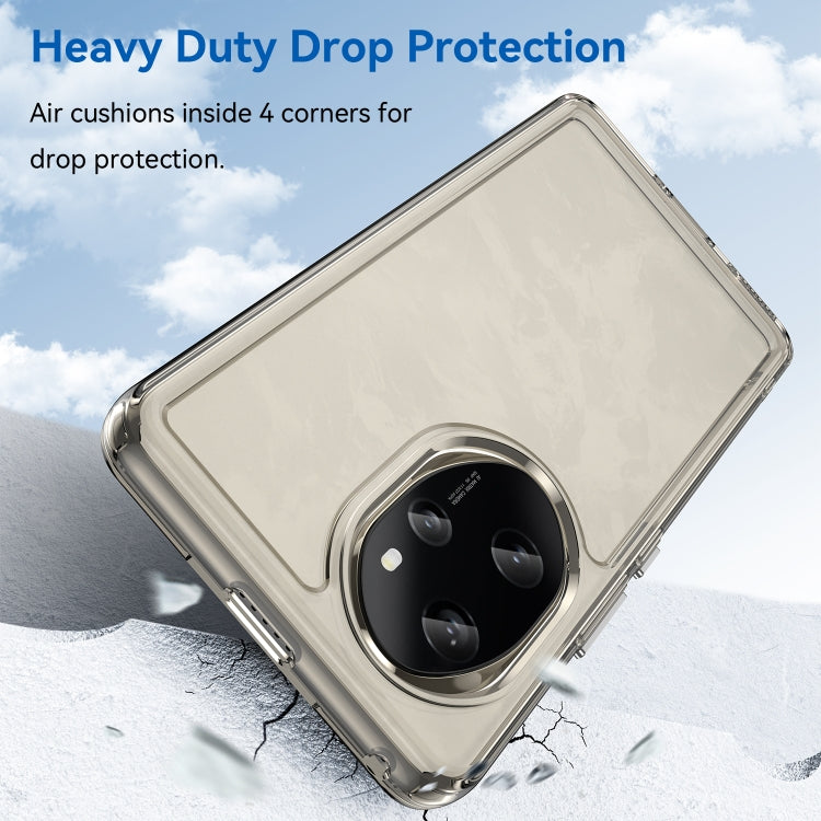 For Honor 100 Pro Candy Series TPU Phone Case(Transparent Grey)