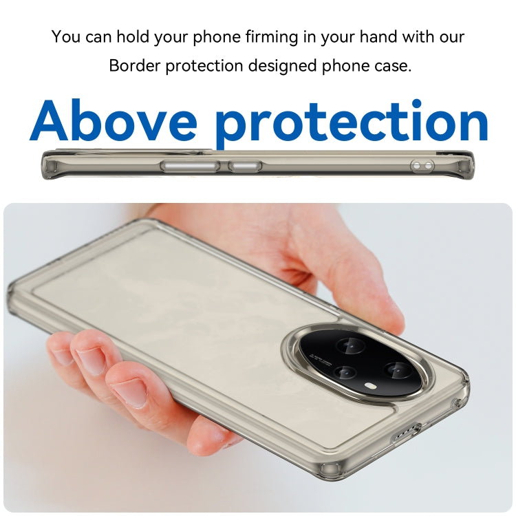 For Honor 100 Pro Candy Series TPU Phone Case(Transparent Grey)