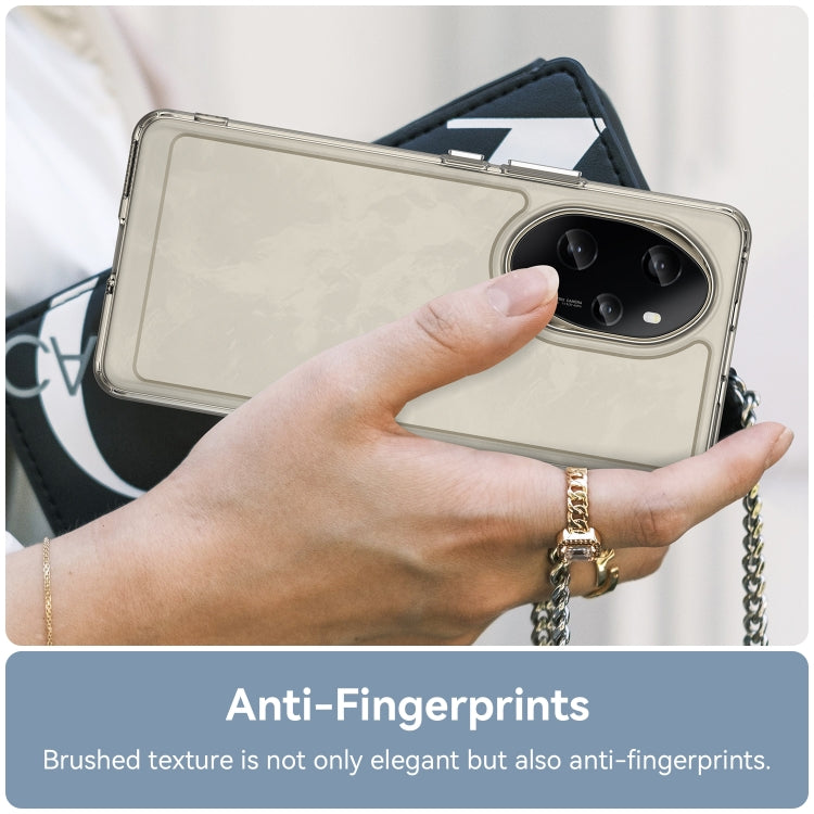 For Honor 100 Pro Candy Series TPU Phone Case(Transparent Grey)