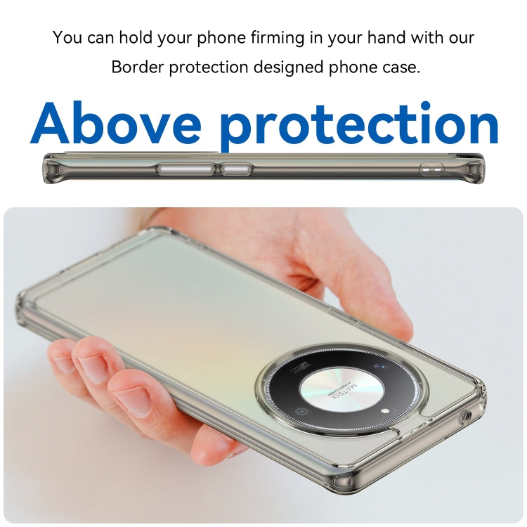 For Honor X50 GT Candy Series TPU Phone Case(Transparent Grey)