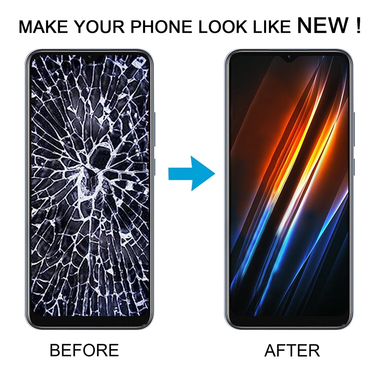 For Realme Narzo 50i Prime RMX3506 OEM LCD Screen with Digitizer Full Assembly