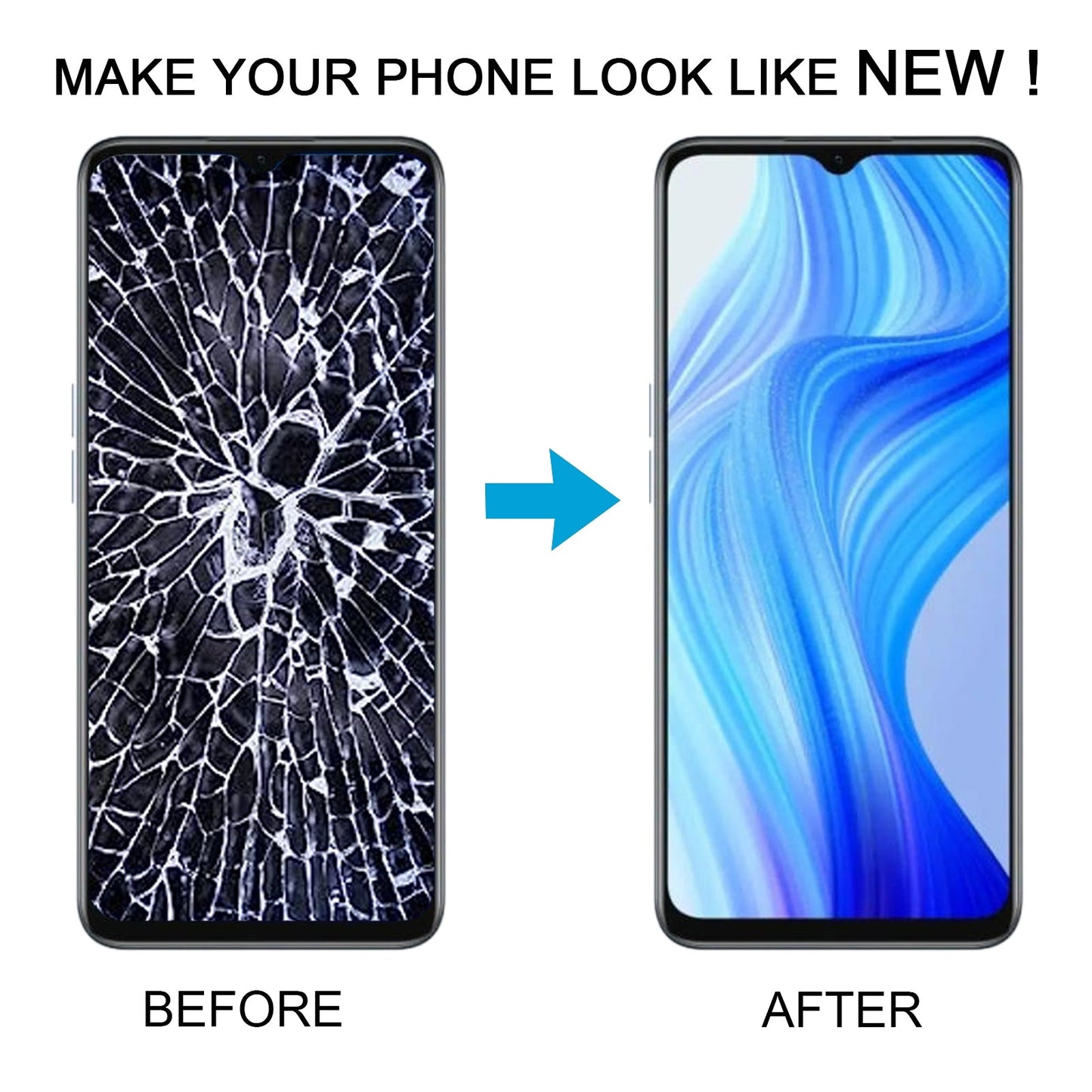 For Realme 10T OEM LCD Screen with Digitizer Full Assembly