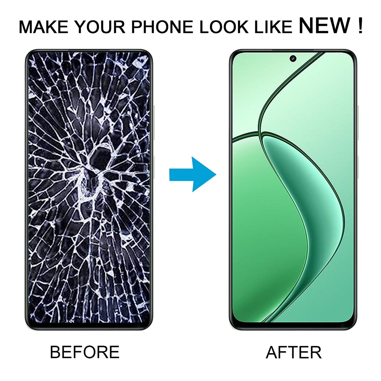 For Realme C65 5G OEM LCD Screen with Digitizer Full Assembly