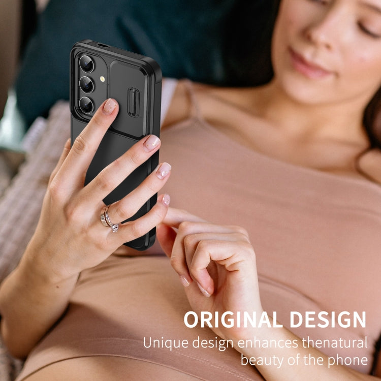 For Samsung Galaxy S24 5G Sliding Camshield TPU + PC Phone Case(Red)