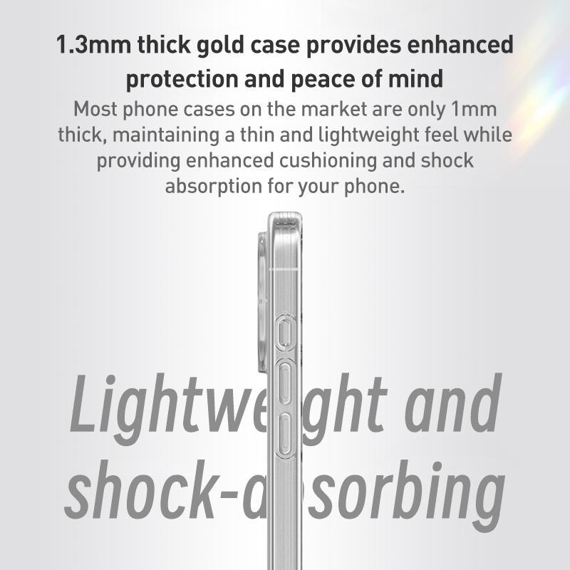 Compatible with iPhone 18 Pro Max ZGA Clear TPU Shockproof Phone Case - Transparent