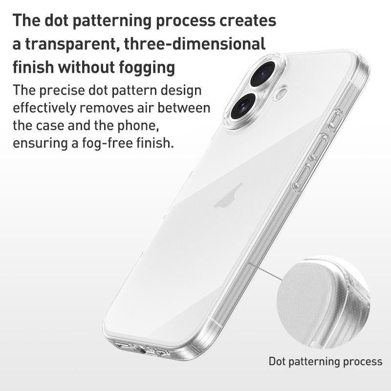 Compatible with iPhone 18 Pro Max ZGA Clear TPU Shockproof Phone Case - Transparent