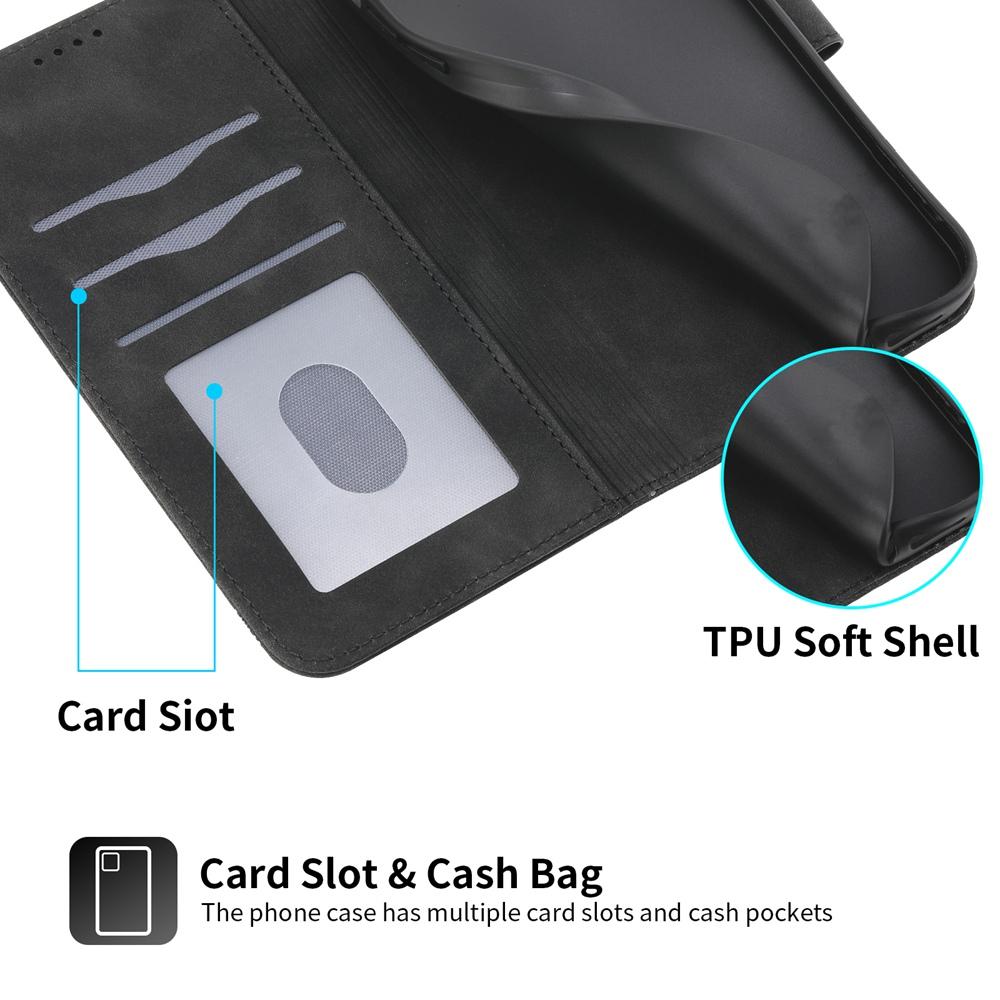 For vivo V50 Dierfeng Dream Line TPU Hybrid PU Leather Phone Case(Black)