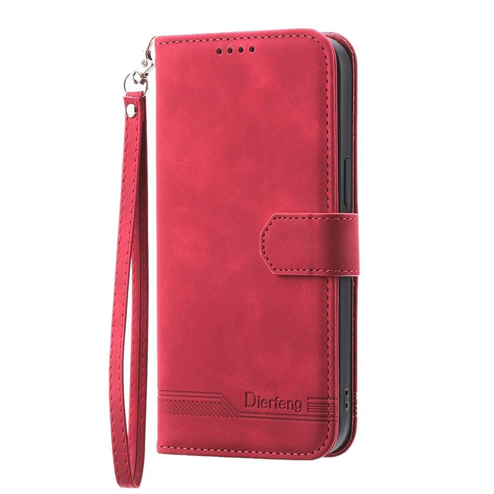 For vivo V50 Dierfeng Dream Line TPU Hybrid PU Leather Phone Case(Red)