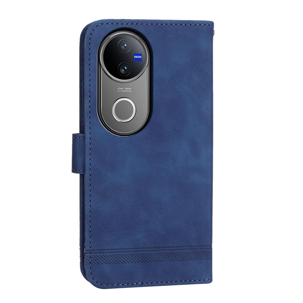 For vivo V50 Dierfeng Dream Line TPU Hybrid PU Leather Phone Case(Blue)