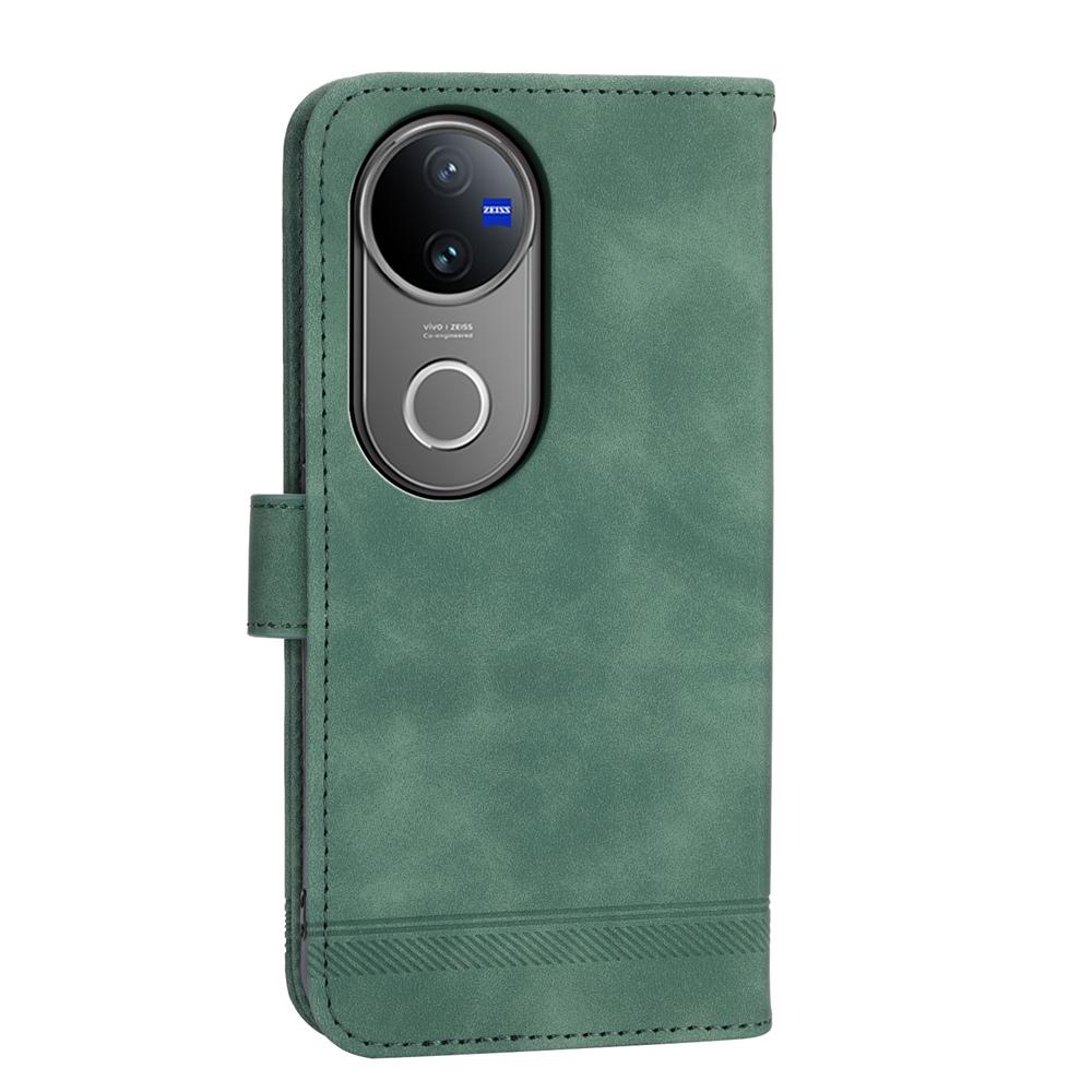 For vivo V50 Dierfeng Dream Line TPU Hybrid PU Leather Phone Case(Green)