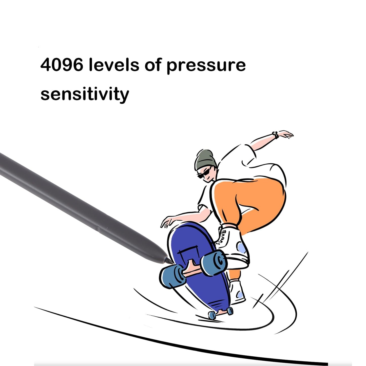 For Samsung Galaxy S24 Ultra 5G High Sensitivity Universal Capacitive Stylus Pen(Purple)