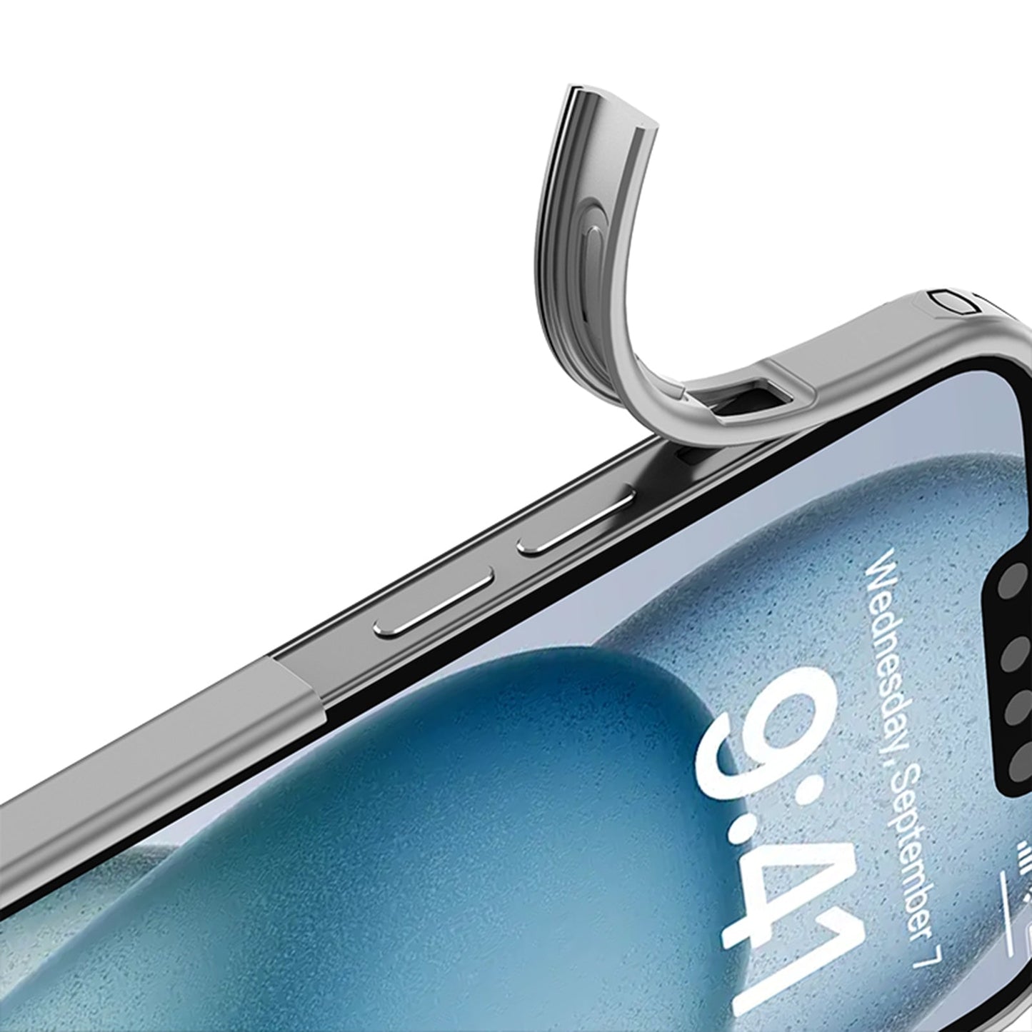 For iPhone 16e Armor Clear TPU Hard PC Phone Case(Clear)