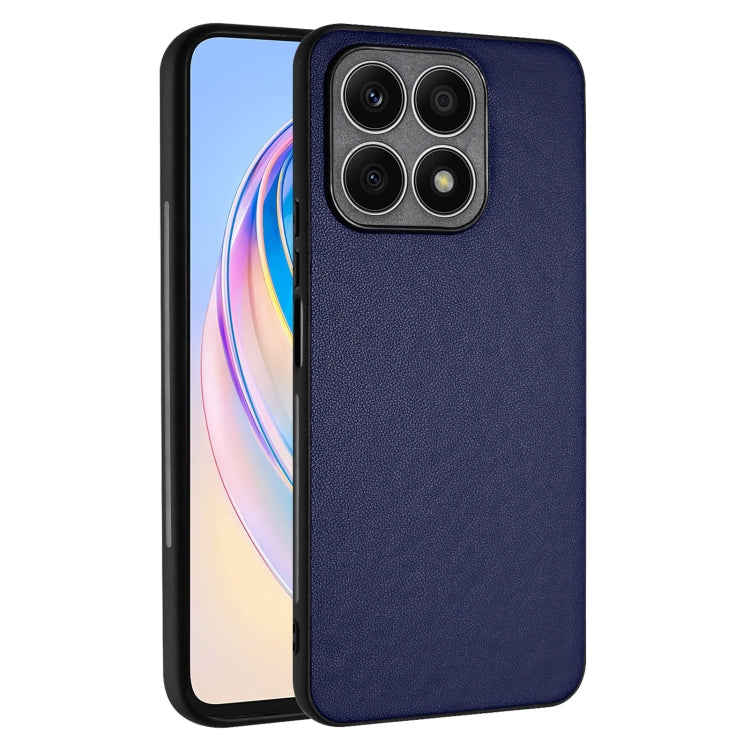For Honor X8a R20 Leather Pattern Phone Single Case(Blue)