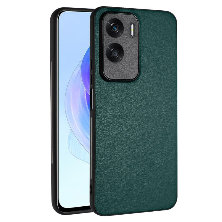 For Honor X50i/90 Lite R20 Leather Pattern Phone Single Case(Green)