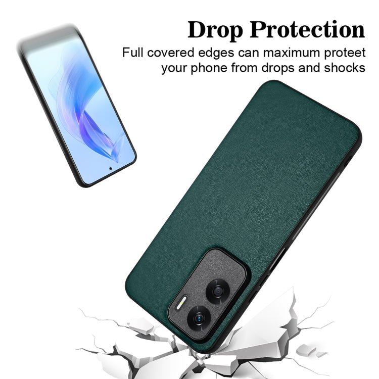 For Honor X50i/90 Lite R20 Leather Pattern Phone Single Case(Green)