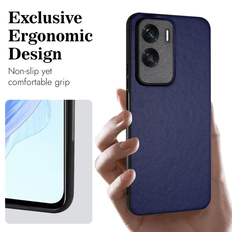 For Honor X50i/90 Lite R20 Leather Pattern Phone Single Case(Blue)