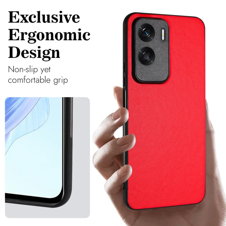 For Honor X50i/90 Lite R20 Leather Pattern Phone Single Case(Red)